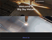Tablet Screenshot of bigskymetals.com